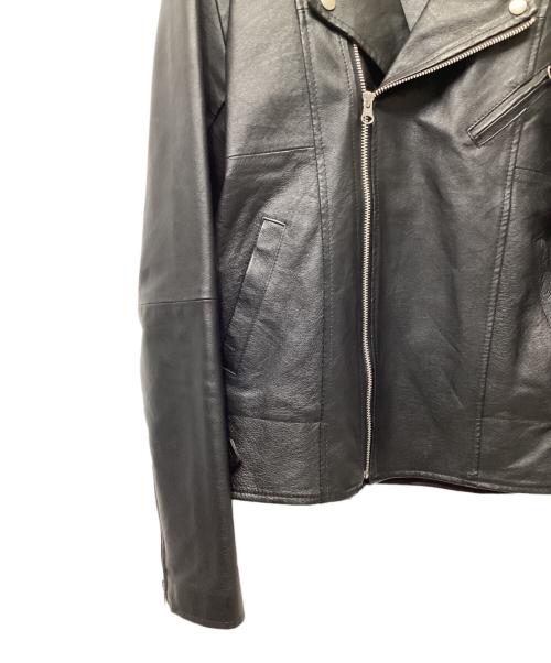 yoused（ユーズド）yoused (ユーズド) レザーライダースジャケット ブラック サイズ:Lの古着・服飾アイテム
