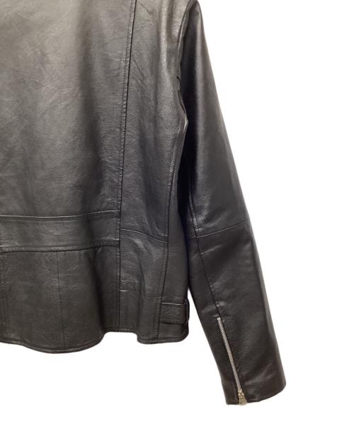 yoused（ユーズド）yoused (ユーズド) レザーライダースジャケット ブラック サイズ:Lの古着・服飾アイテム