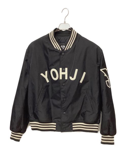 Y-3（ワイスリー）Y-3 (ワイスリー) Yohji Letter Bomber Jacket ブラック サイズ:XLの古着・服飾アイテム