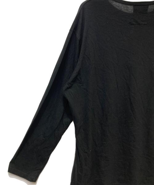 BLACK Scandal Yohji Yamamoto（ブラックスキャンダルヨウジヤマモト）BLACK Scandal Yohji Yamamoto (ブラックスキャンダルヨウジヤマモト) 朝倉プリント長袖 ブラック サイズ:2の古着・服飾アイテム