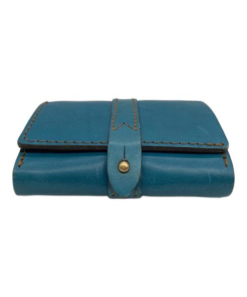 Herz（ヘルツ）Herz (ヘルツ) 2つ折り財布 ブルーの古着・服飾アイテム