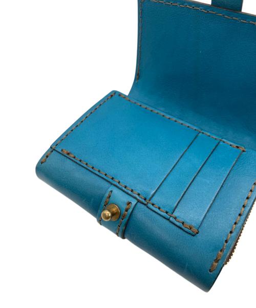 Herz（ヘルツ）Herz (ヘルツ) 2つ折り財布 ブルーの古着・服飾アイテム