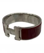 HERMESエルメス）の古着「ブレスレット」｜シルバー×レッド