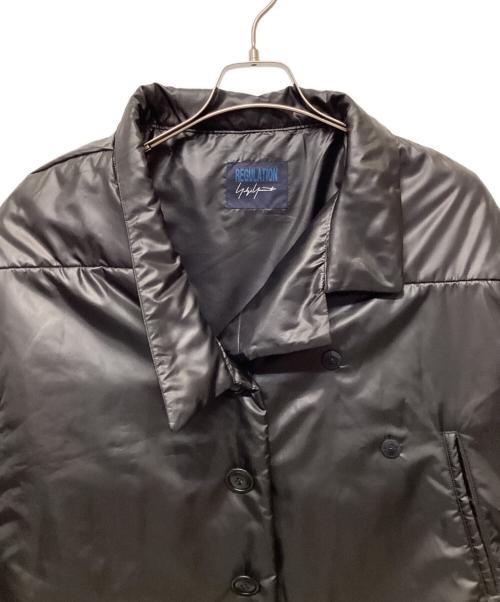 REGULATION Yohji Yamamoto（レギュレーションヨウジヤマモト）REGULATION Yohji Yamamoto (レギュレーションヨウジヤマモト) 変形中綿ジャケット ブラック サイズ:2の古着・服飾アイテム