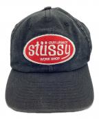 stussy×OUR LEGACYステューシー×アワーレガシー）の古着「キャップ」｜ブラック