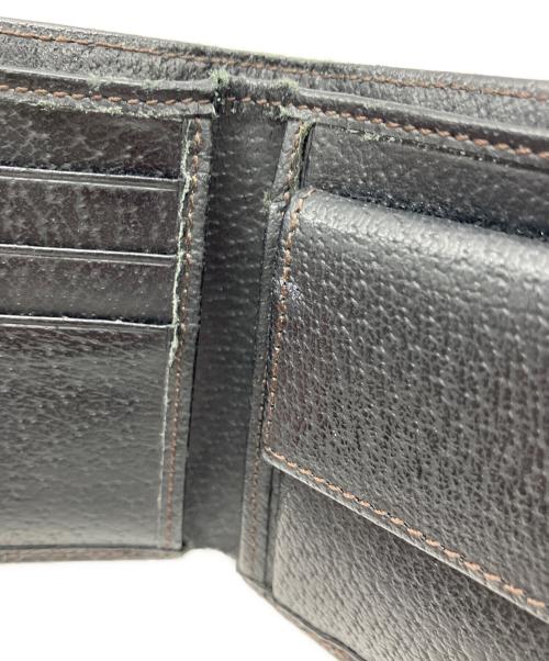 Burberry's（バーバリー）Burberry's (バーバリー) 2つ折り札入れ ブラック×ブラウンの古着・服飾アイテム