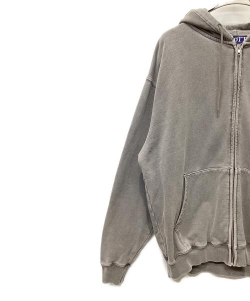 BoTT（ボット）BoTT (ボット) ジップパーカー グレー サイズ:XXLの古着・服飾アイテム
