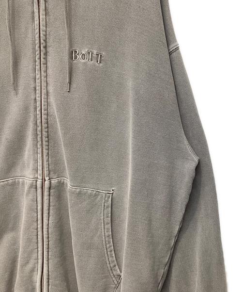 BoTT（ボット）BoTT (ボット) ジップパーカー グレー サイズ:XXLの古着・服飾アイテム