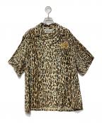 WACKO MARIA MR.BROTHERS CUT CLUBワコマリア）の古着「leopard Hawaiian shirt」｜ベージュ