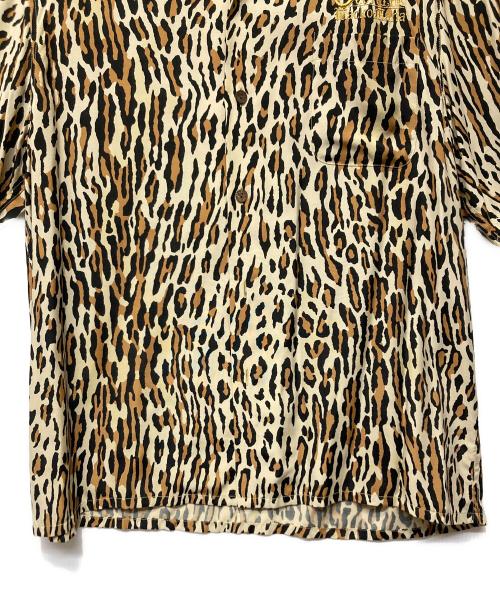 WACKO MARIA MR.BROTHERS CUT CLUB（ワコマリア）WACKO MARIA MR.BROTHERS CUT CLUB (ワコマリア) leopard Hawaiian shirt ベージュ サイズ:Mの古着・服飾アイテム