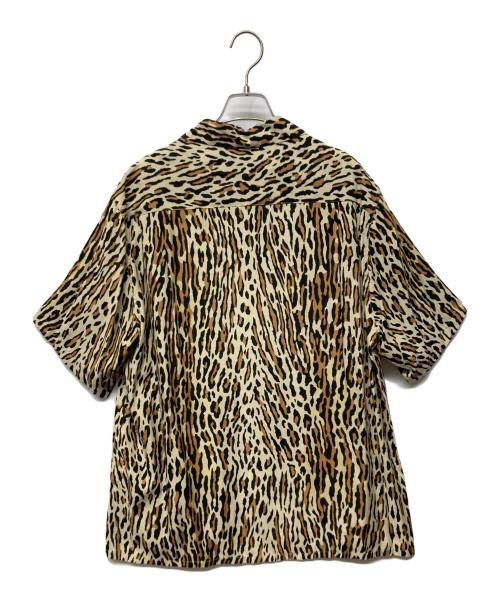 WACKO MARIA MR.BROTHERS CUT CLUB（ワコマリア）WACKO MARIA MR.BROTHERS CUT CLUB (ワコマリア) leopard Hawaiian shirt ベージュ サイズ:Mの古着・服飾アイテム