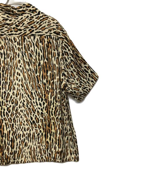 WACKO MARIA MR.BROTHERS CUT CLUB（ワコマリア）WACKO MARIA MR.BROTHERS CUT CLUB (ワコマリア) leopard Hawaiian shirt ベージュ サイズ:Mの古着・服飾アイテム