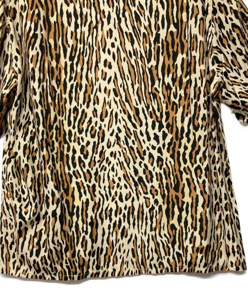 WACKO MARIA MR.BROTHERS CUT CLUB（ワコマリア）WACKO MARIA MR.BROTHERS CUT CLUB (ワコマリア) leopard Hawaiian shirt ベージュ サイズ:Mの古着・服飾アイテム