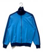 adidasアディダス）の古着「トラックジャケット」｜スカイブルー