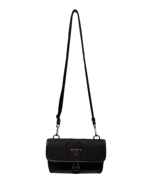 PRADA（プラダ）PRADA (プラダ) ショルダーポーチ ブラックの古着・服飾アイテム