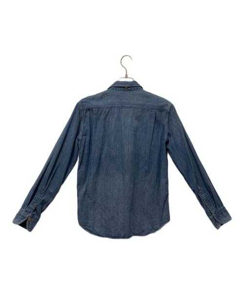 45R（フォーティファイブ・アール）45R (フォーティファイブ・アール) デニムシャツ ブルー サイズ:34の古着・服飾アイテム