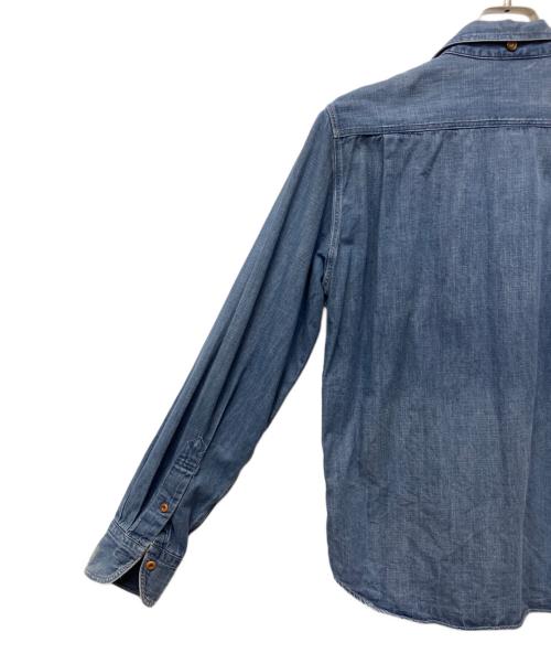 45R（フォーティファイブ・アール）45R (フォーティファイブ・アール) デニムシャツ ブルー サイズ:34の古着・服飾アイテム