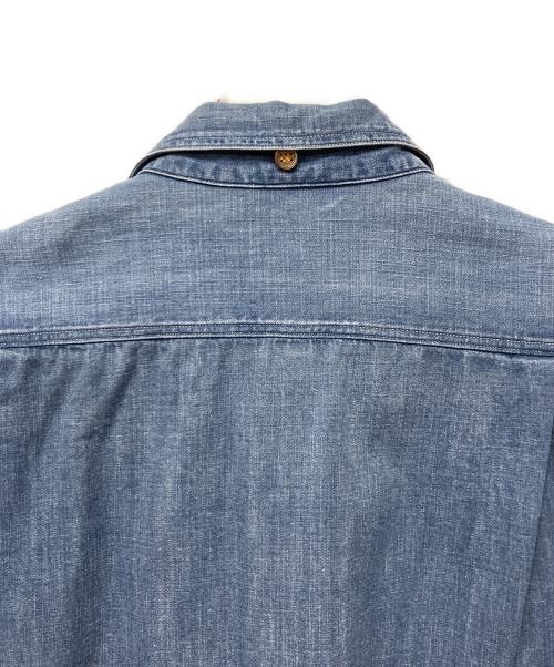 45R（フォーティファイブ・アール）45R (フォーティファイブ・アール) デニムシャツ ブルー サイズ:34の古着・服飾アイテム
