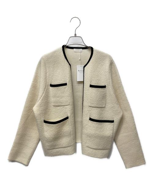 BALLSEY（ボールジィ）BALLSEY (ボールジィ) ニットカーディガン ホワイト サイズ:S 未使用品の古着・服飾アイテム