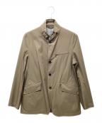 D'URBANダーバン）の古着「スタンドカラージャケット」｜ブラウン