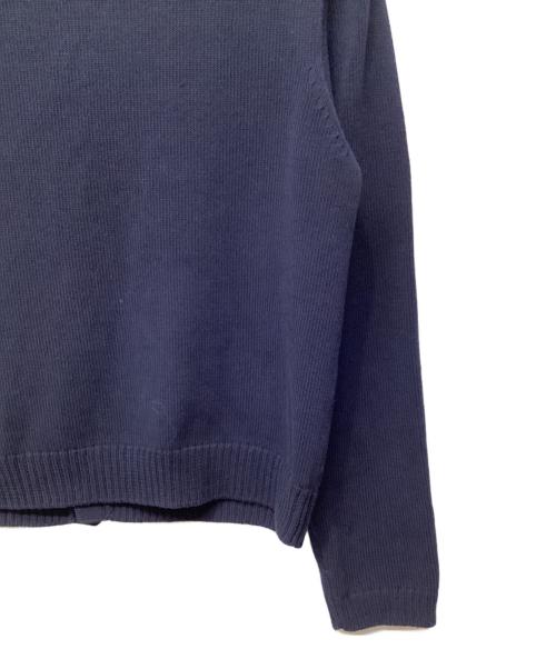 45R（フォーティファイブ・アール）45R (フォーティファイブ・アール) 厚手カーディガン ネイビー サイズ:3の古着・服飾アイテム