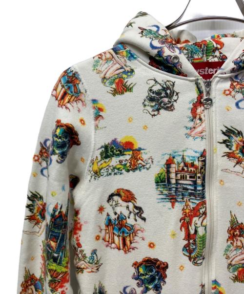 Hysteric Glamour（ヒステリックグラマー）Hysteric Glamour (ヒステリックグラマー) ジップパーカー ホワイト サイズ:FREEの古着・服飾アイテム