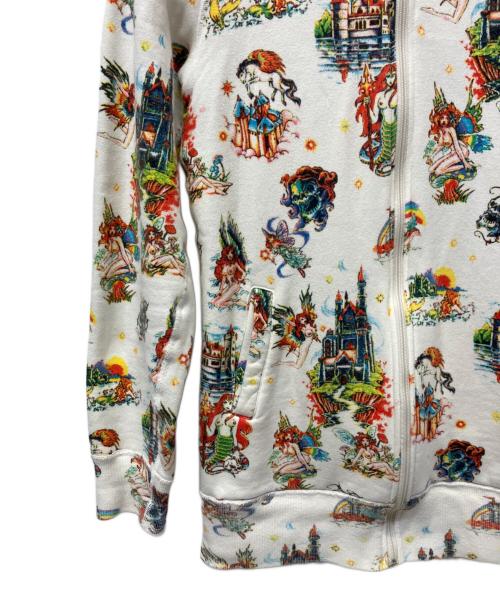 Hysteric Glamour（ヒステリックグラマー）Hysteric Glamour (ヒステリックグラマー) ジップパーカー ホワイト サイズ:FREEの古着・服飾アイテム