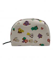 COACH（コーチ）の古着「コスメポーチ」｜ライトピンク