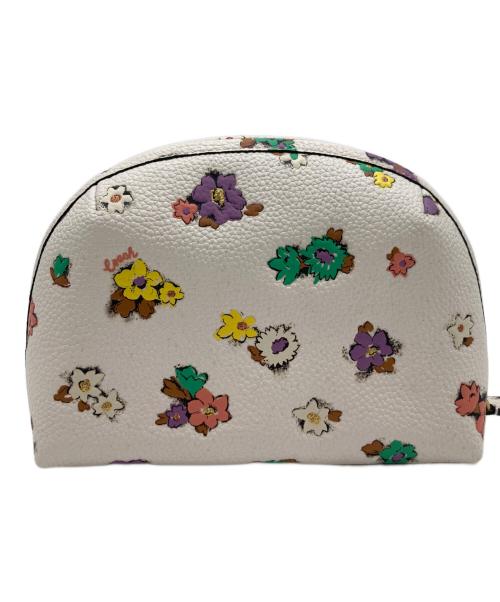 COACH（コーチ）COACH (コーチ) コスメポーチ ライトピンクの古着・服飾アイテム