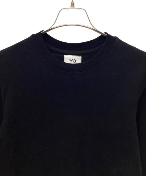 Y-3（ワイスリー）Y-3 (ワイスリー) CLASSIC BACK LOGO CREW SWEATSHIRT ブラック サイズ:Lの古着・服飾アイテム