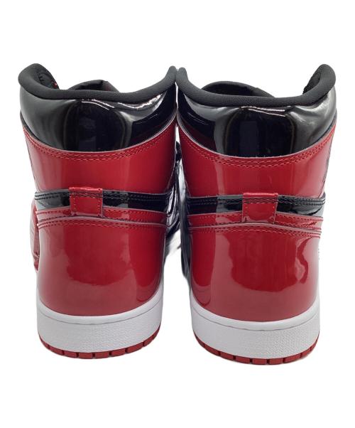 NIKE（ナイキ）NIKE (ナイキ) AIR JORDAN 1 RETRO HIGH OG BRED PATENT ブラック×レッド サイズ:29cm 未使用品の古着・服飾アイテム