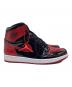 中古・古着 NIKE (ナイキ) AIR JORDAN 1 RETRO HIGH OG BRED PATENT ブラック×レッド サイズ:29cm 未使用品：18000円