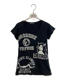 Hysteric Glamour（ヒステリックグラマー）の古着「Tシャツ」｜ブラック