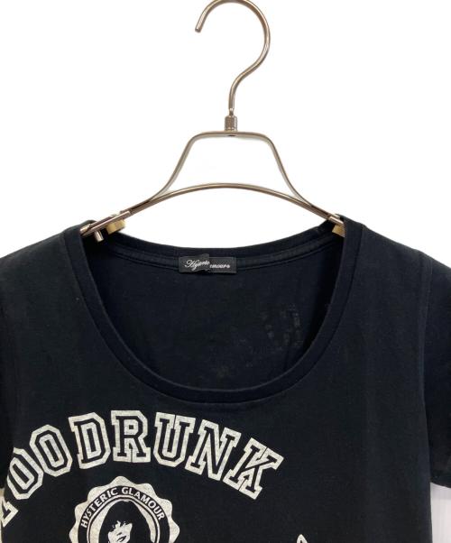 Hysteric Glamour（ヒステリックグラマー）Hysteric Glamour (ヒステリックグラマー) Tシャツ ブラック サイズ:FREEの古着・服飾アイテム