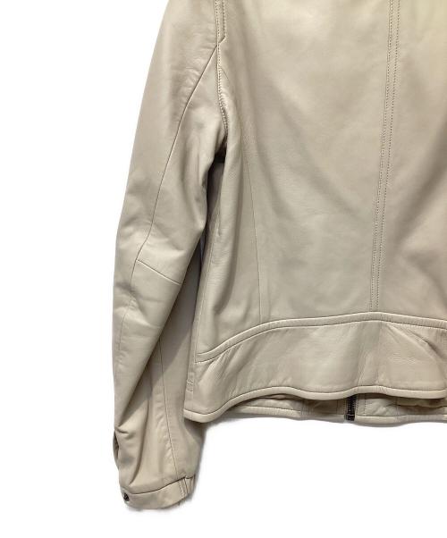 COACH（コーチ）COACH (コーチ) ラムレザージャケット ベージュ サイズ:Sの古着・服飾アイテム