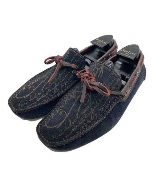Berluti（ベルルッティ）Berluti (ベルルッティ) モカシンシューズ ブラック サイズ:9の古着・服飾アイテム