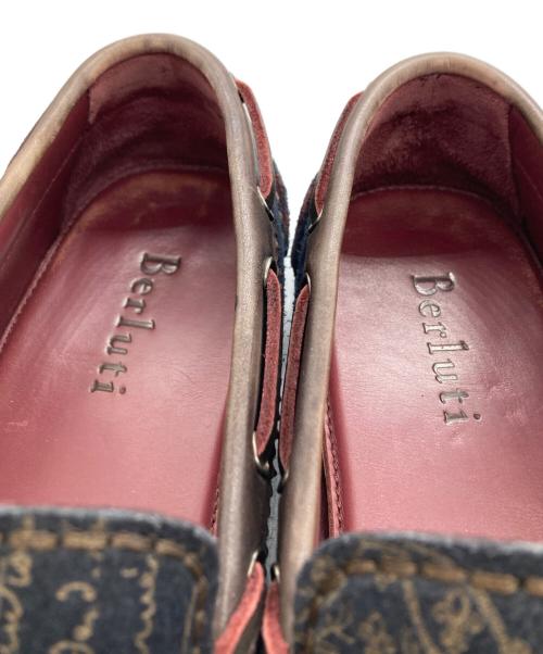 Berluti（ベルルッティ）Berluti (ベルルッティ) モカシンシューズ ブラック サイズ:9の古着・服飾アイテム