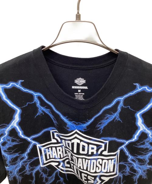 HARLEY-DAVIDSON（ハーレーダビッドソン）HARLEY-DAVIDSON (ハーレーダビッドソン) NEIGHBORHOOD (ネイバーフッド) 半袖Tシャツ ブラック サイズ:Mの古着・服飾アイテム