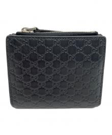 GUCCI（グッチ）の古着「2つ折り財布」｜ブラック