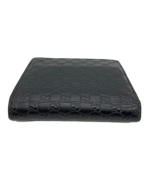 GUCCI（グッチ）GUCCI (グッチ) 2つ折り財布 ブラックの古着・服飾アイテム