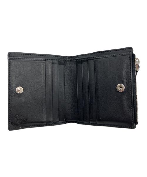 GUCCI（グッチ）GUCCI (グッチ) 2つ折り財布 ブラックの古着・服飾アイテム