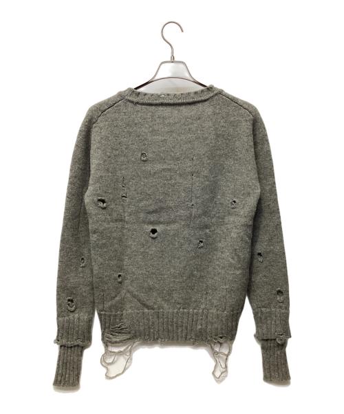 FUMIKA UCHIDA（フミカウチダ）FUMIKA UCHIDA (フミカウチダ) ダメージニット グレー サイズ:34の古着・服飾アイテム