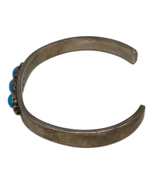 Navajo（ナバホ）NAVAJO (ナバホ) シルバーバングル シルバー×ブルーの古着・服飾アイテム