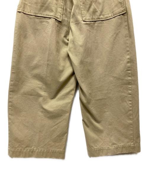 STUDIO NICHOLSON（スタジオ ニコルソン）STUDIO NICHOLSON (スタジオ ニコルソン) タックチノパン ベージュ サイズ:xsの古着・服飾アイテム