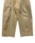 STUDIO NICHOLSON (スタジオ ニコルソン) タックチノパン ベージュ サイズ:xs：10000円