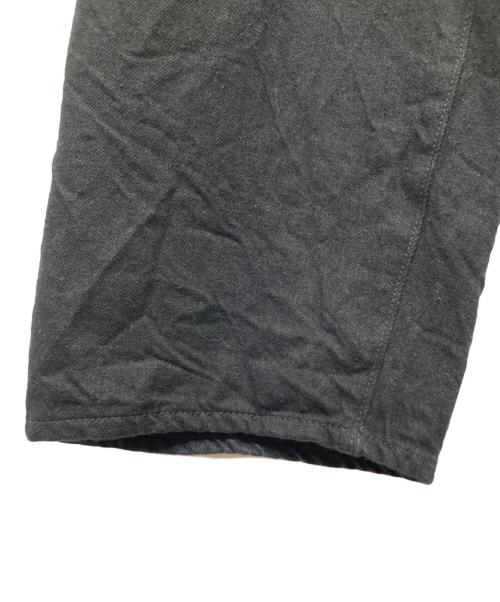 gold（ゴールド）GOLD (ゴールド) RECYCLED WASTE SUVIN COTTON YARN 11.5oz DENIM 5POCKET WIDE PANTS ブラック サイズ:Sの古着・服飾アイテム