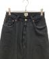 GOLD (ゴールド) RECYCLED WASTE SUVIN COTTON YARN 11.5oz DENIM 5POCKET WIDE PANTS ブラック サイズ:S：19000円