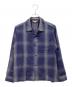 TOWN CRAFT（タウンクラフト）の古着「プリネルシャツ」｜ブルー×グレー