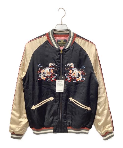 HOUSTON（ヒューストン）HOUSTON (ヒューストン) RAYON SOUVENIR JACKET (MAIKO) ブラック サイズ:M 未使用品の古着・服飾アイテム