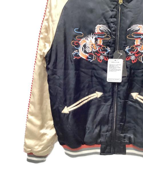 HOUSTON（ヒューストン）HOUSTON (ヒューストン) RAYON SOUVENIR JACKET (MAIKO) ブラック サイズ:M 未使用品の古着・服飾アイテム